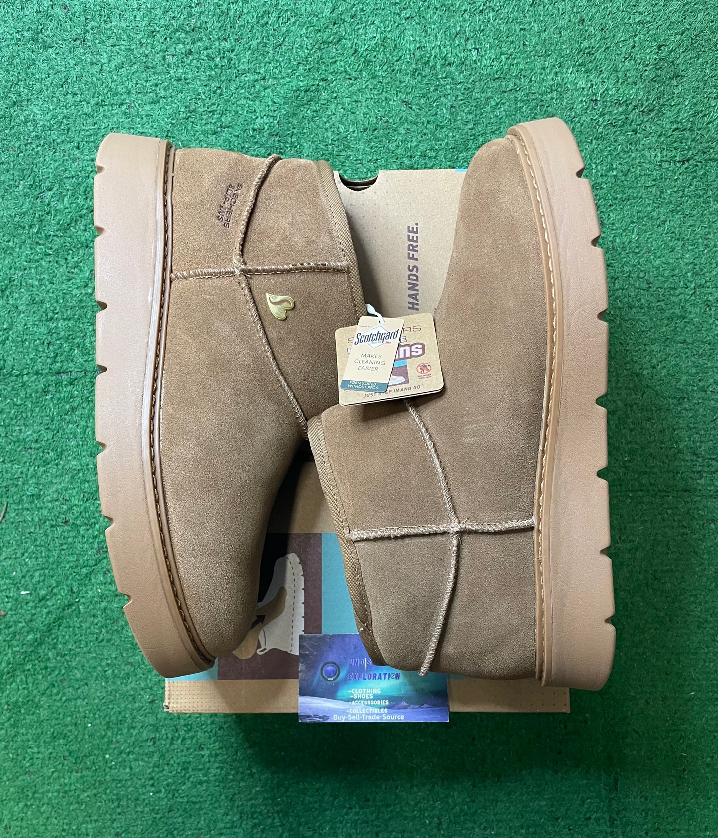 Skechers slip ins keepsake cozy mini chestnut