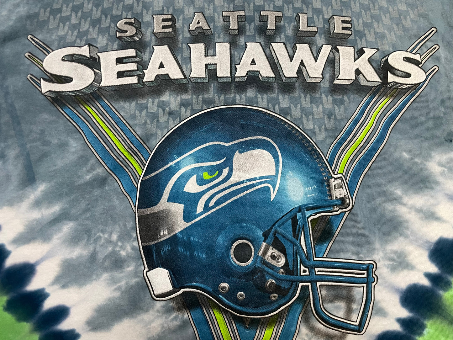 Vintage Seattle Seahawks tie dye tee