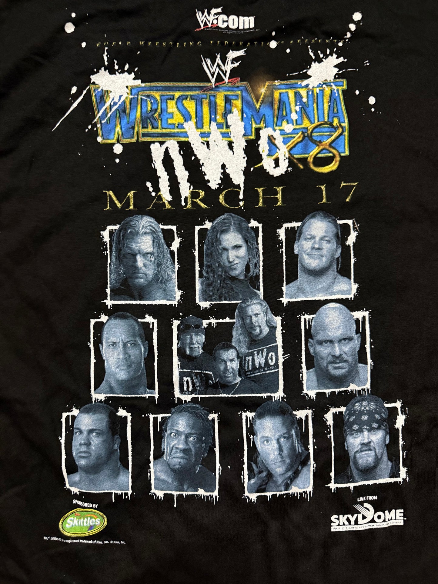 Vintage WWE/WWF 2002 Wrestle Mania Shirt