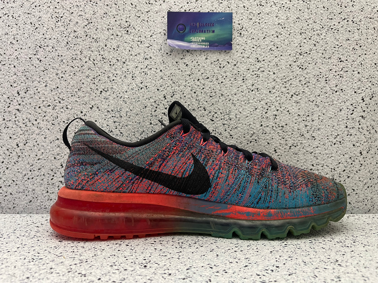 Nike Flynit Air Max Blue Lagoon 11.5 Men/13 Women “Preowned”