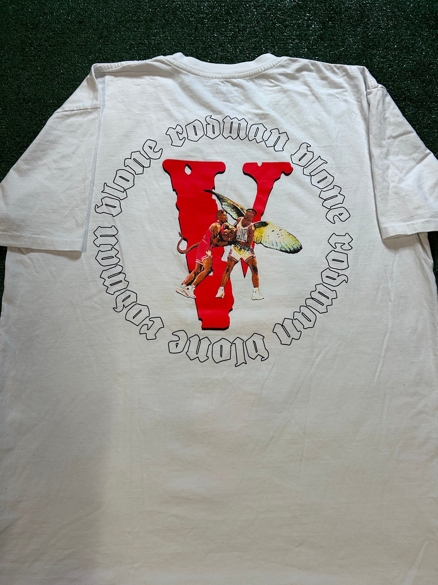 Vlone X Dennis Rodman white tee