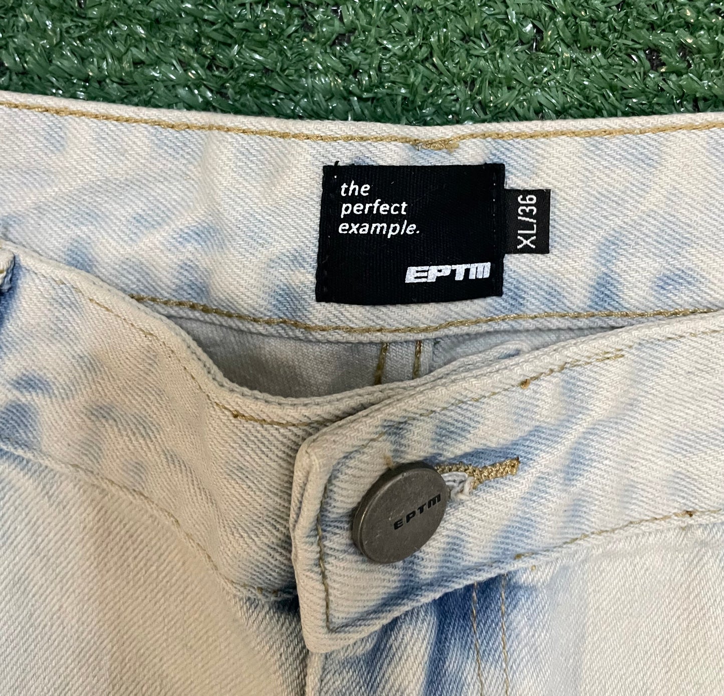Eptm patchwork paisley denim