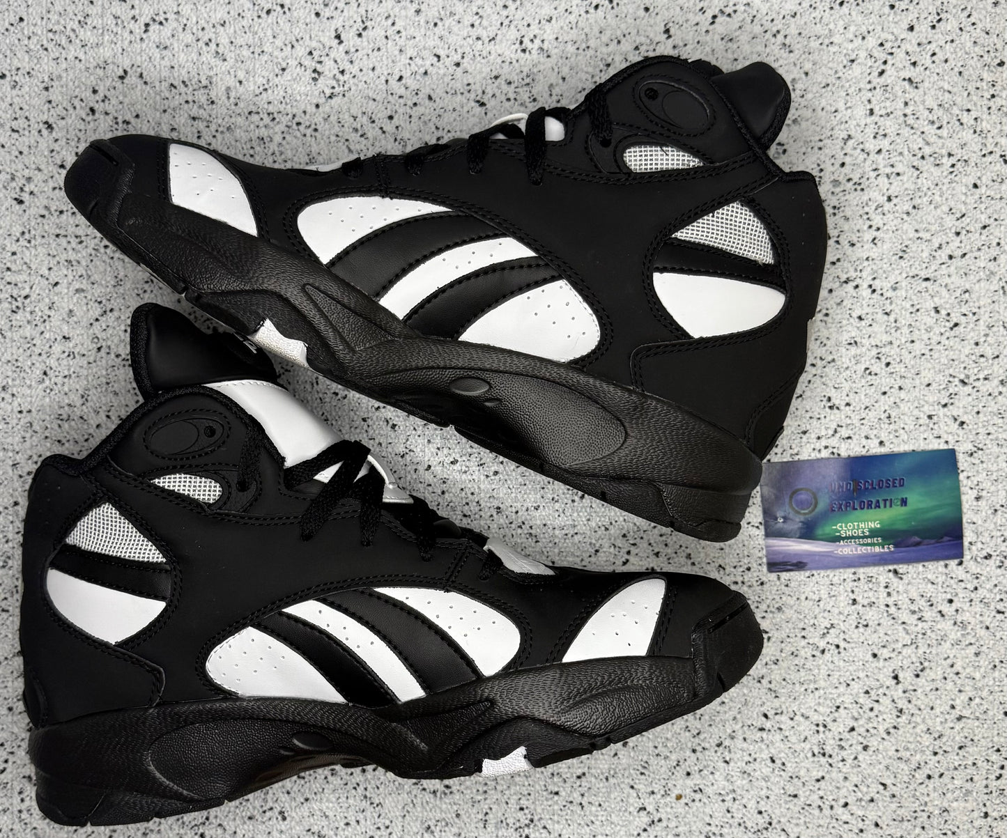 Reebok Above The Rim Pump Black White 10.5 Men/12 Women “Preowned”