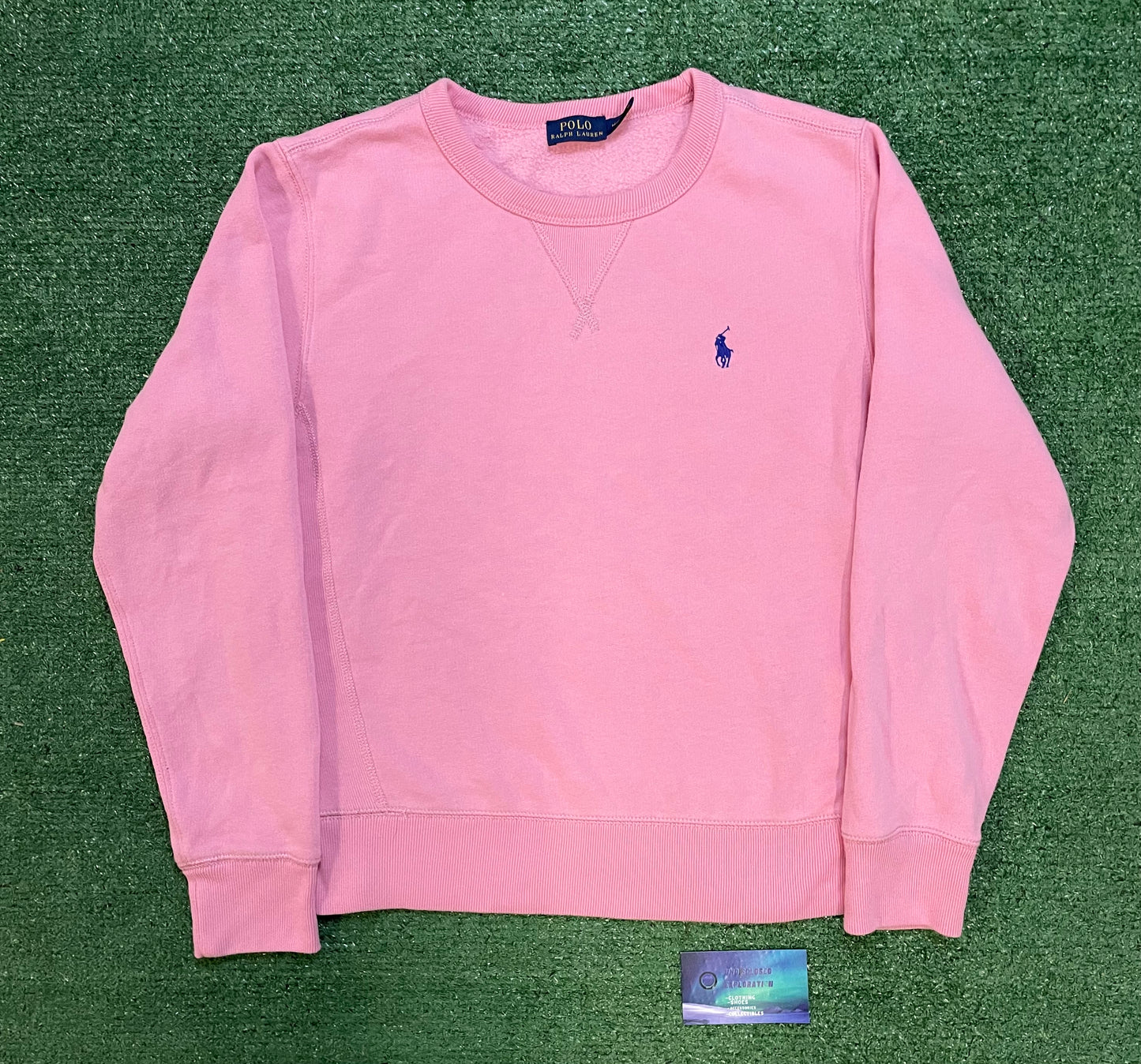 Vintage polo Ralph Lauren bubblegum pink crewneck