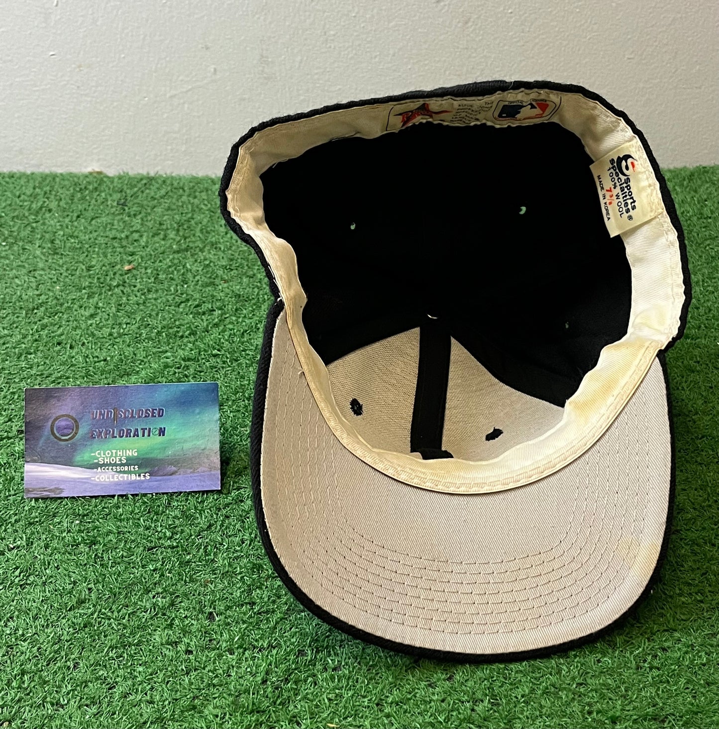 Vintage 1990s Pittsburgh pirates wool fitted sports specialties hat