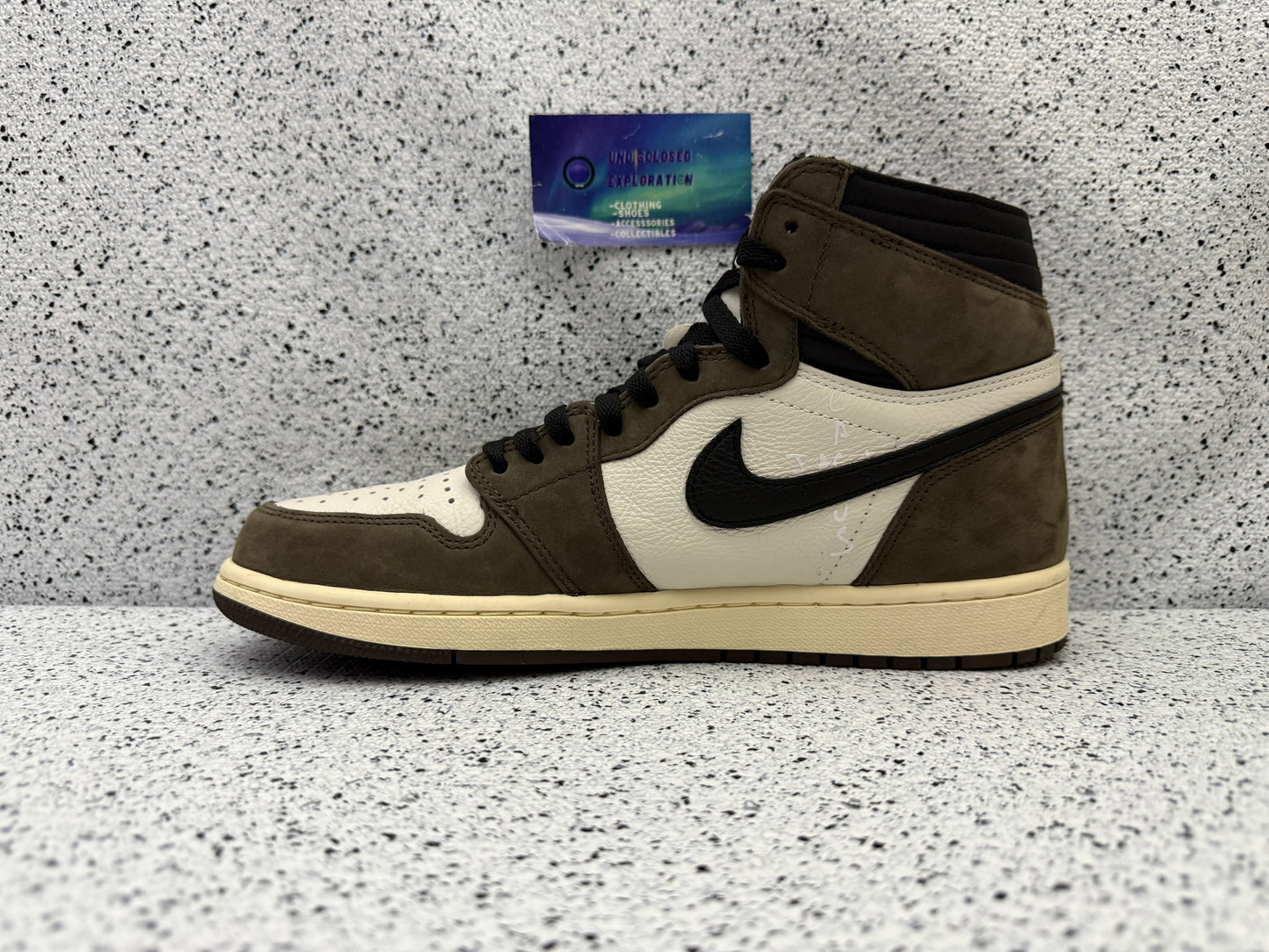 Jordan 1 High Travis Scott Mocha 10 Men/11.5 Women “Preowned”
