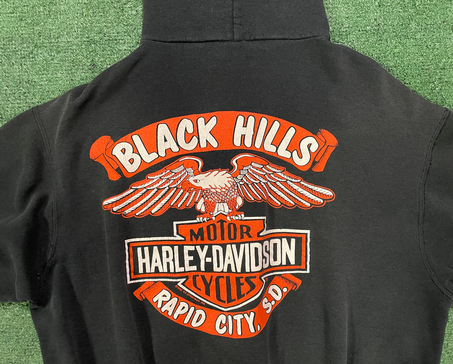 Vintage 1990s Harley Davidson Real Men Wear Black hoodie