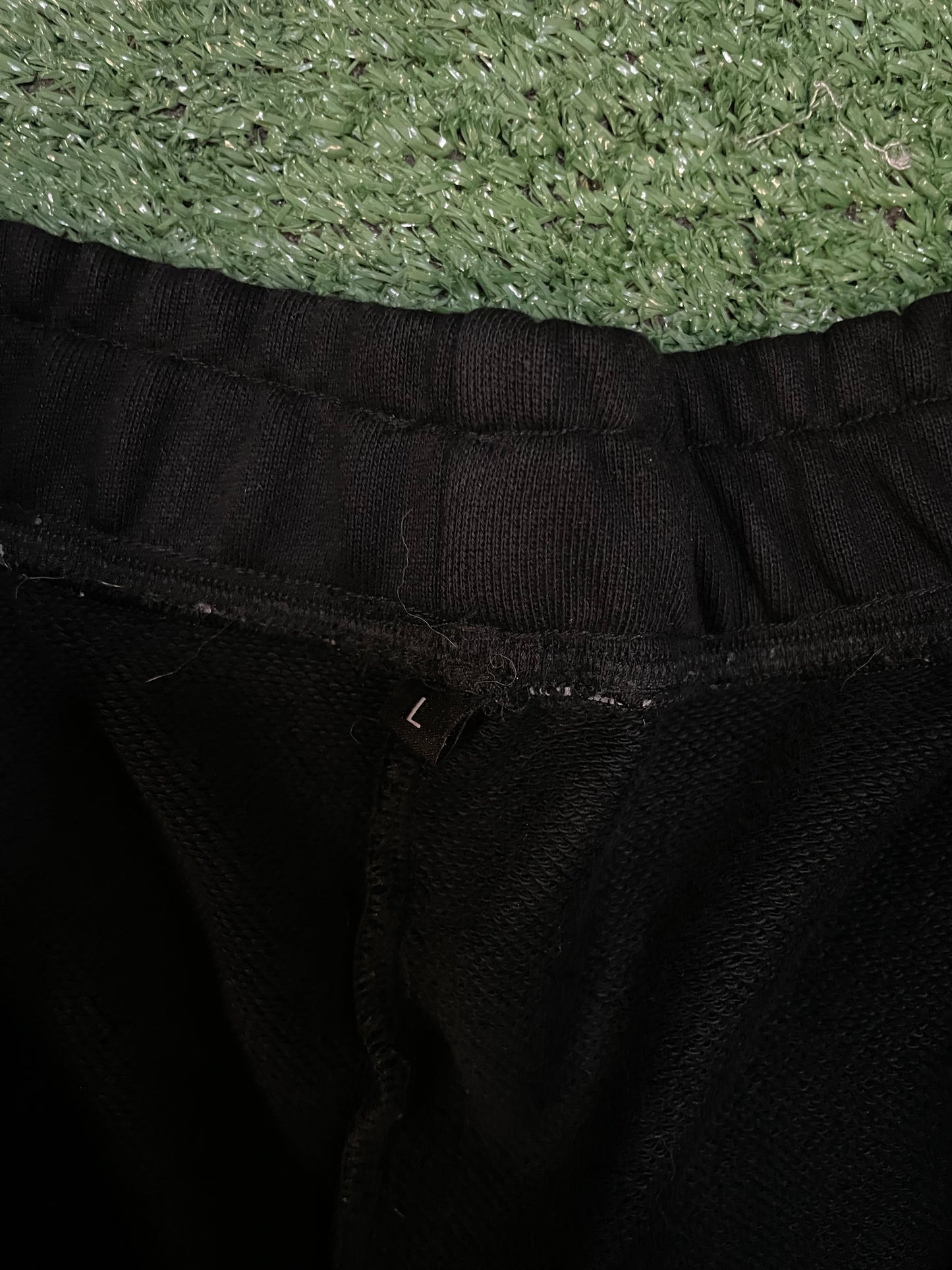 Black Rhinestone black sweatpants
