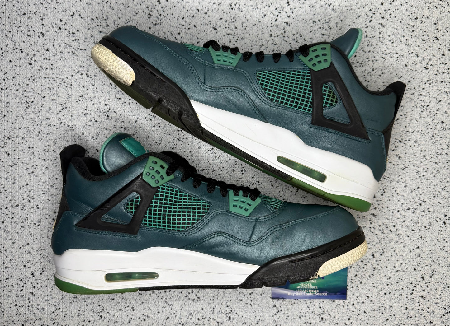 Jordan 4 Teal 13 Men/14.5 Women “Preowned”
