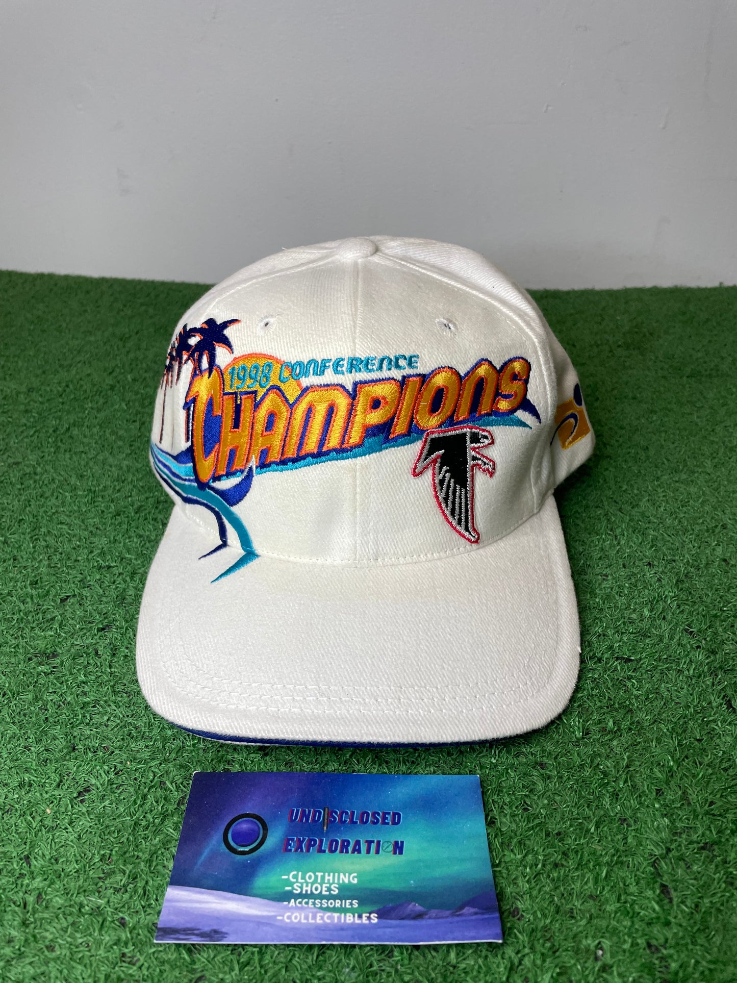 Vintage 1998 Atlanta Falcons conference champions hat