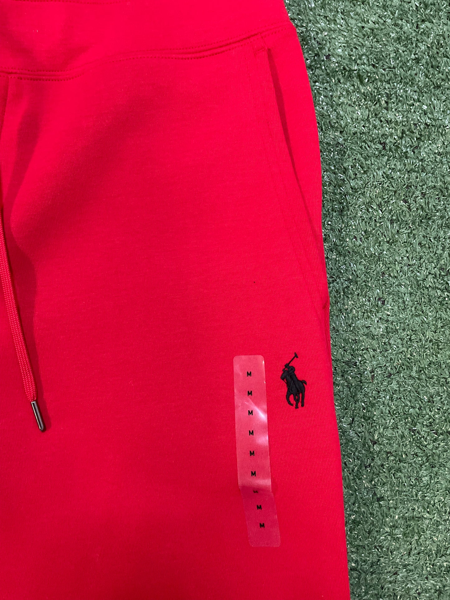 Polo Ralph Lauren Red Double Knit Tech Jogger Pants