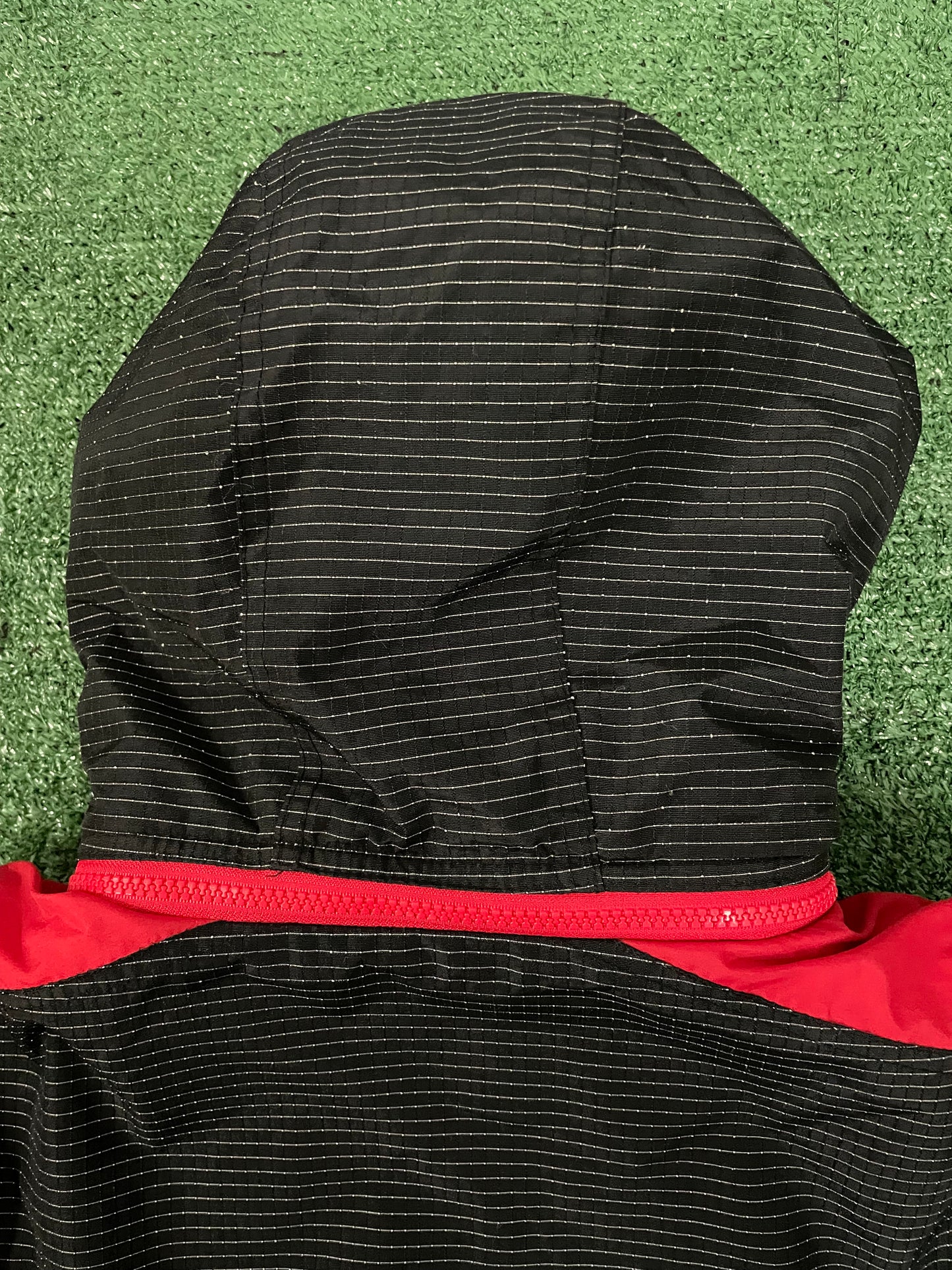 Vintage 1990s Chicago Bulls pinstripe puffer jacket