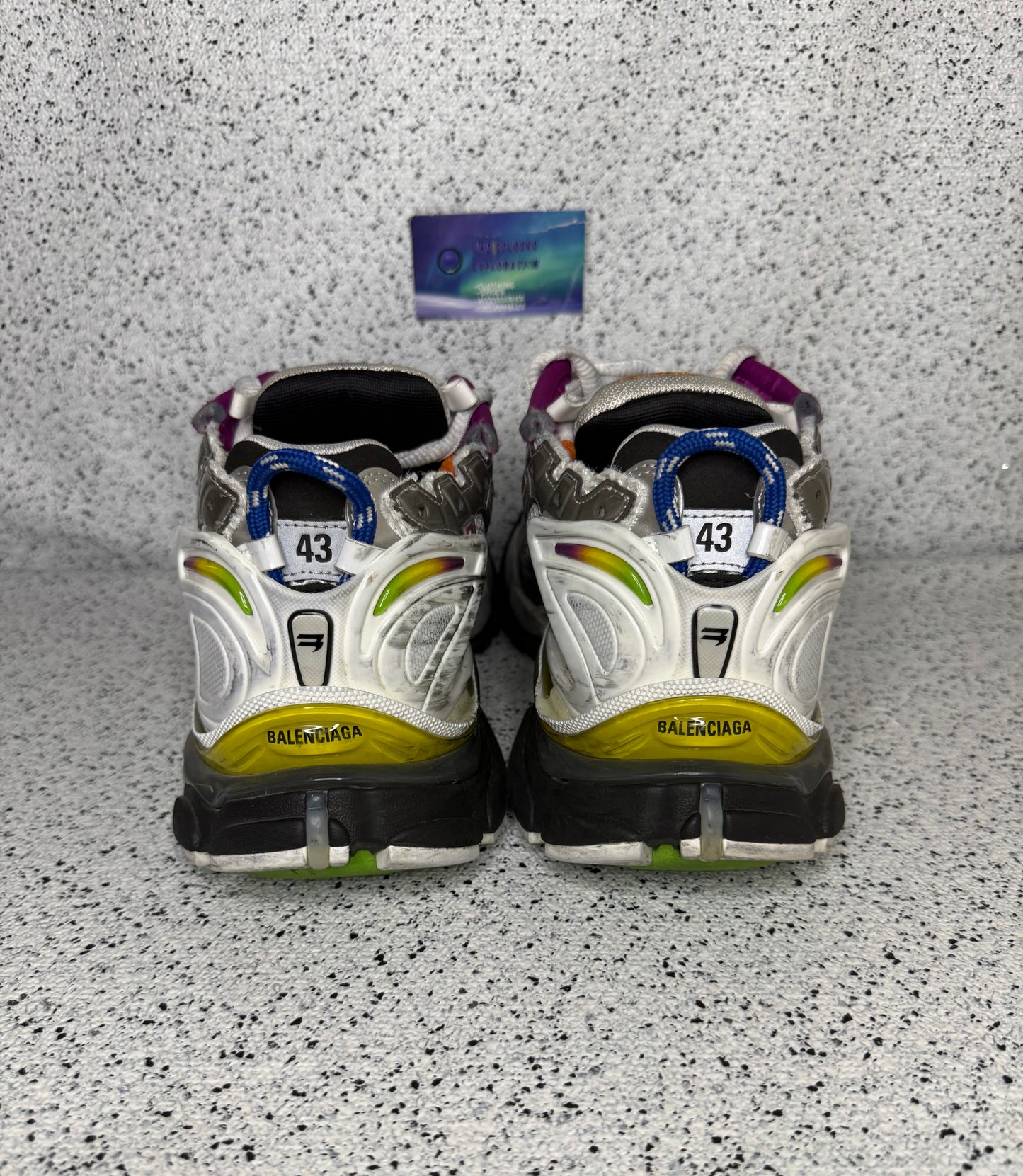 Balenciaga Runner Sneaker Multicolor 10 Men/11.5 Women “Preowned”