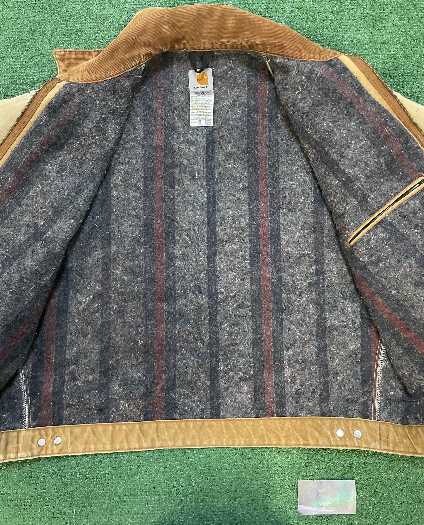 Vintage 2000s Carhartt tan Detroit jacket