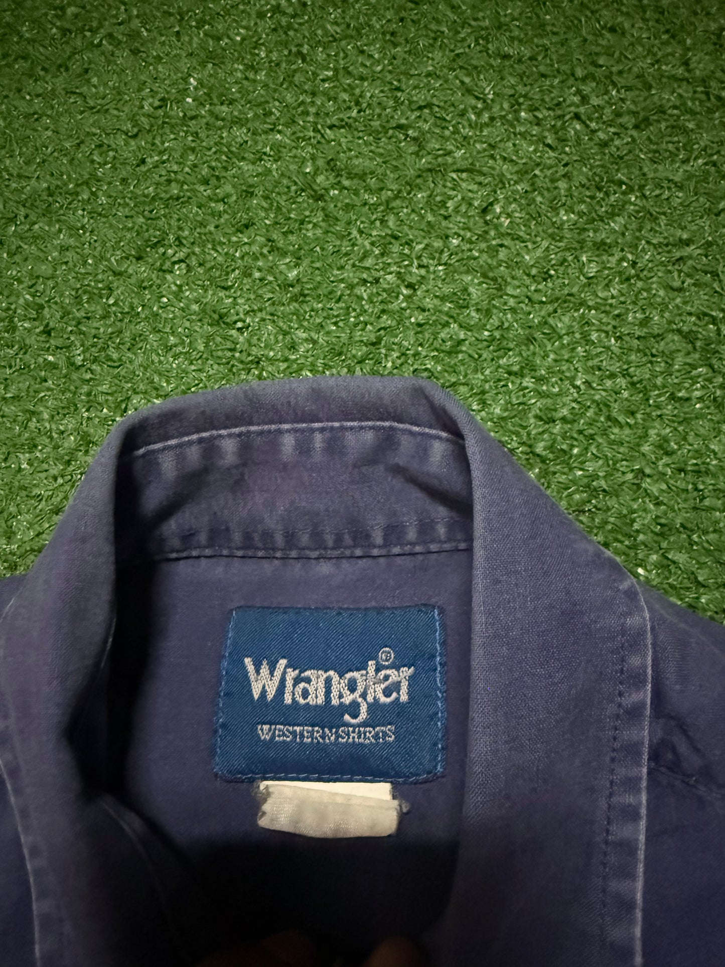 Vintage Wrangler Western Print Button Up