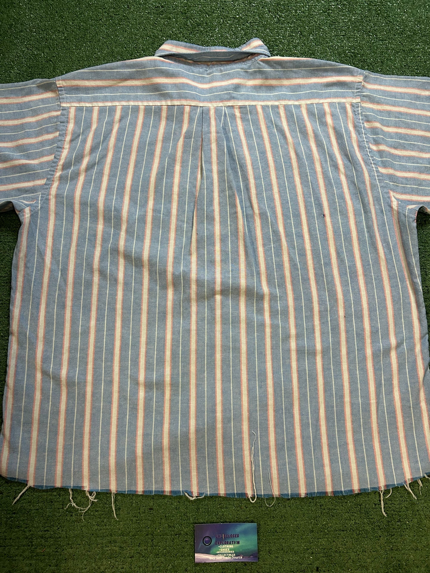 Vintage Manhattan club cropped button up