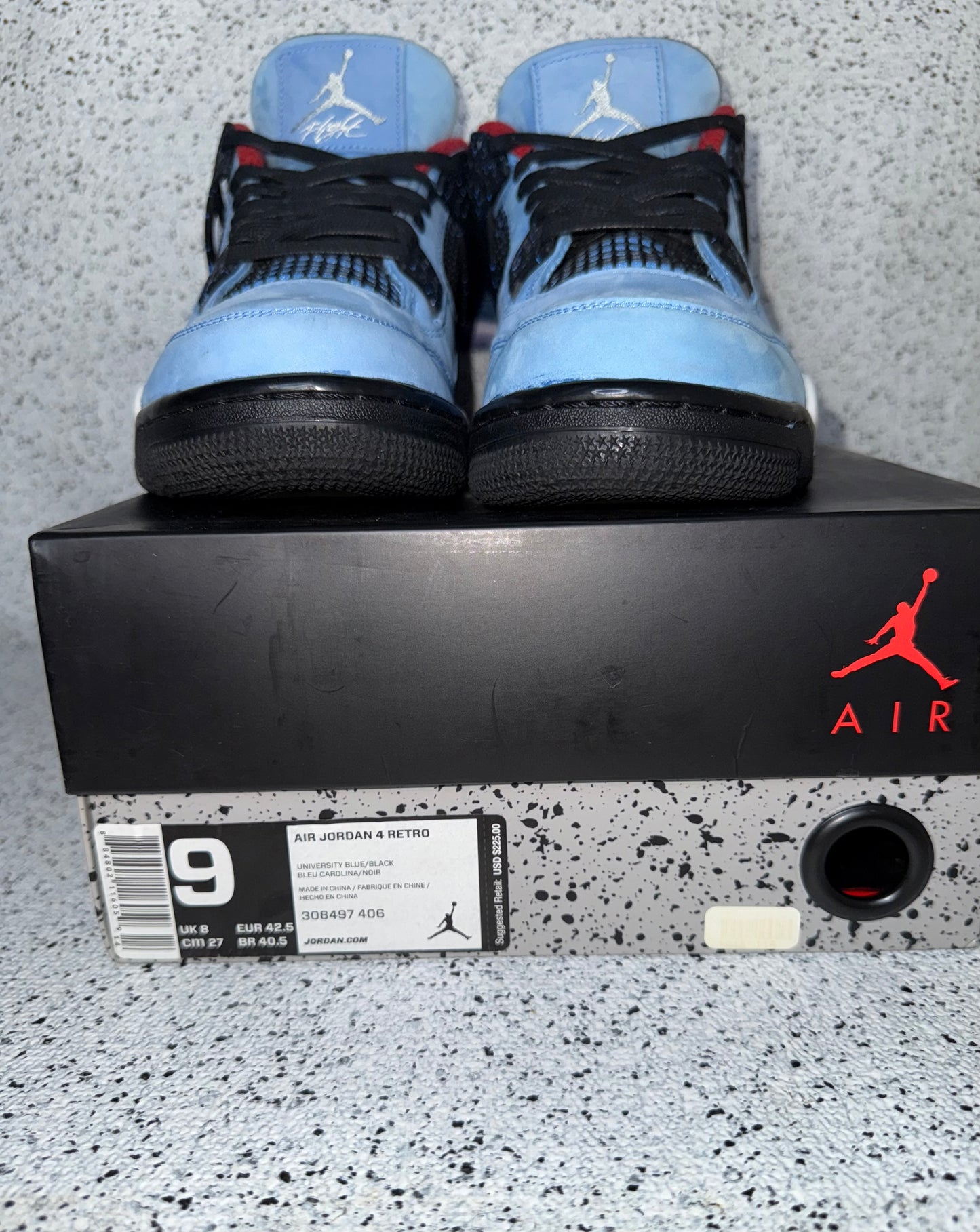 Jordan 4 Travis Scott Cactus Jack 9 Men/10.5 Women “Preowned”