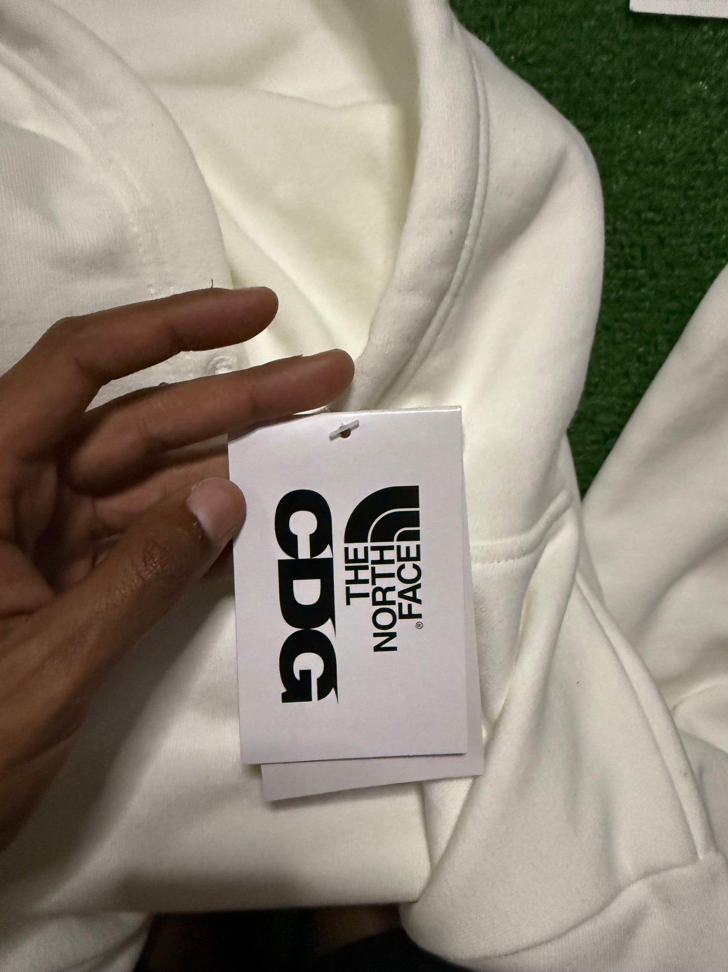 North Face CDG Icon Hoodie White