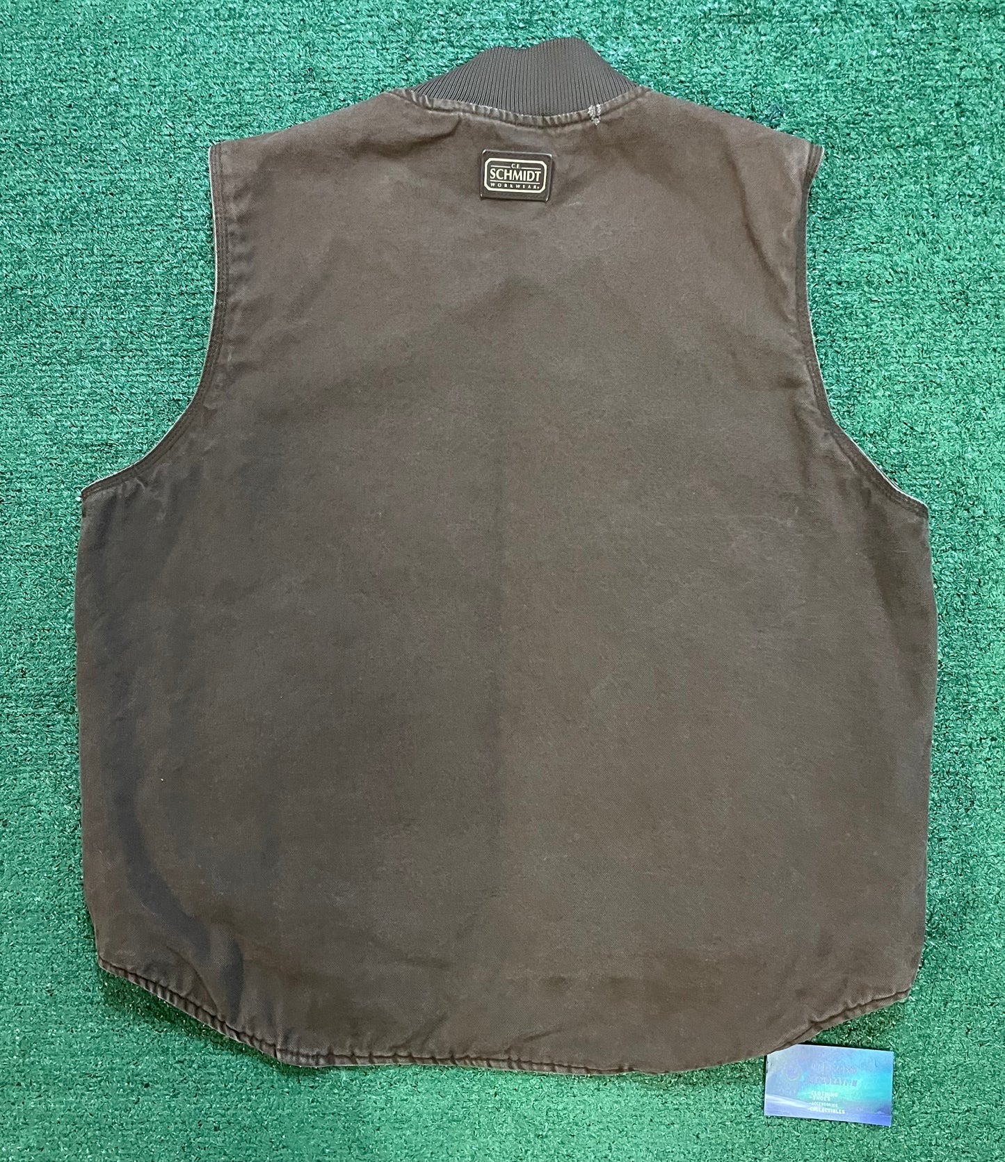 Vintage Schmidt workwear brown vest