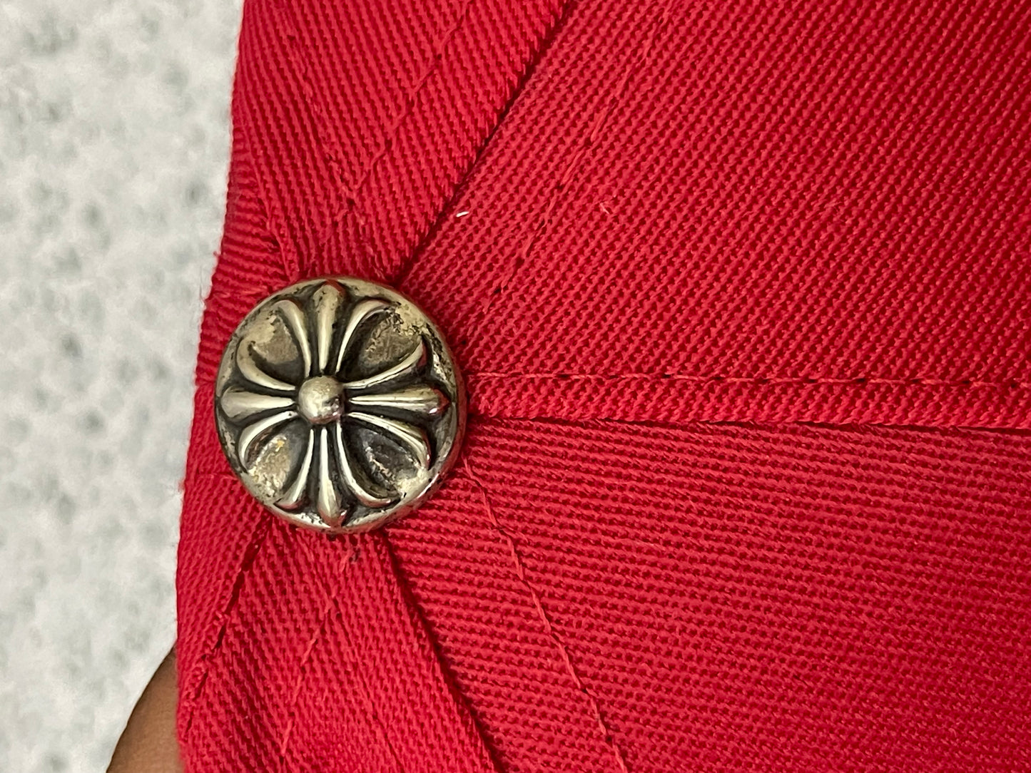 Chrome Hearts Red CH Hat