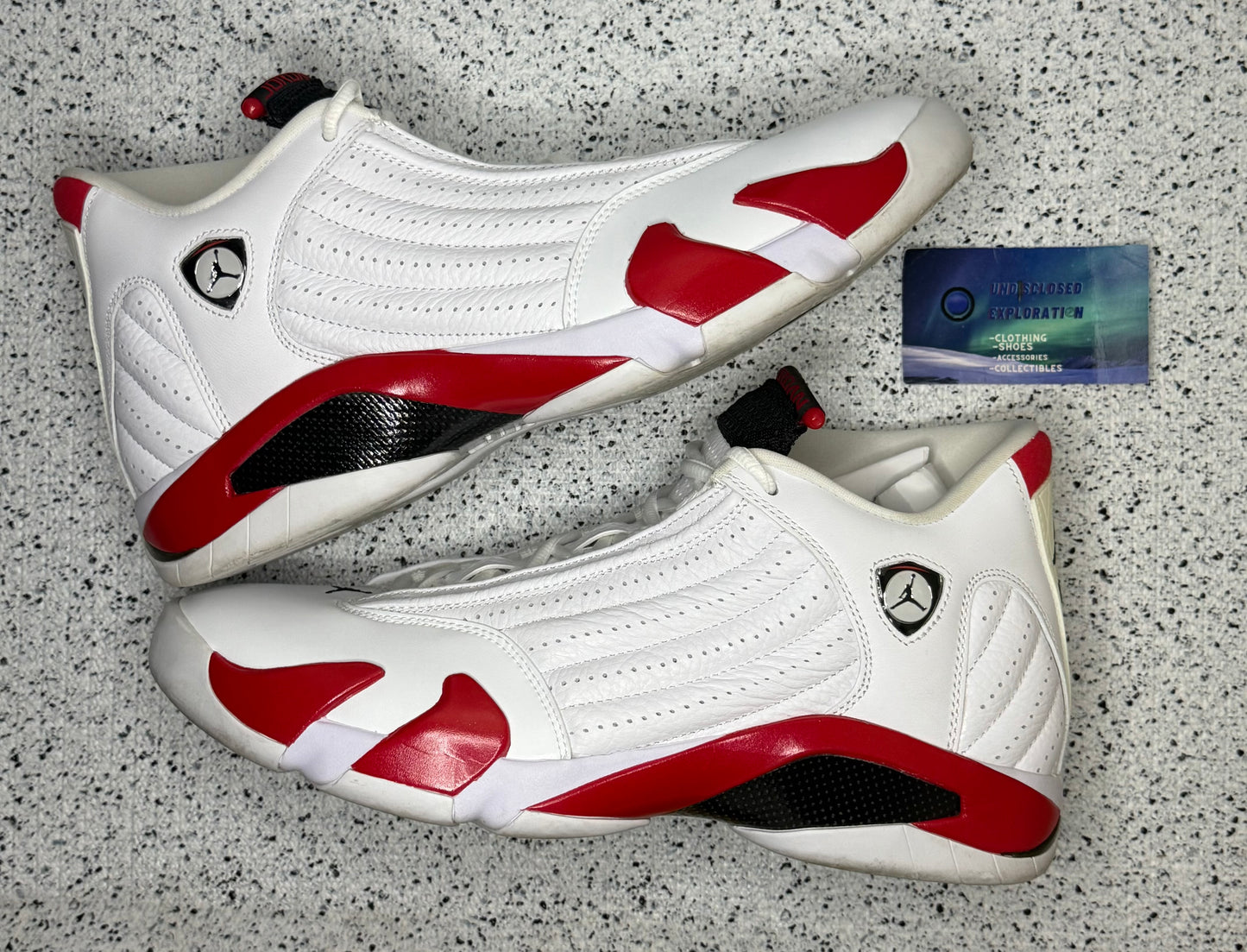 Jordan 14 Rip Hamilton Candy Cane 11.5 Men/13 Women “Preowned”