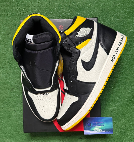 Jordan 1 Not For Resale Yellow
