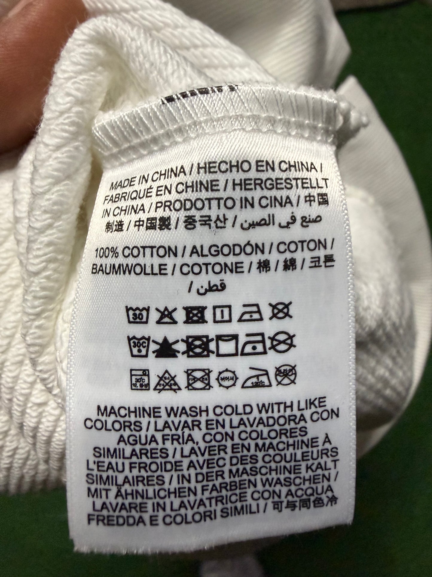 Off-White L/AB Zip Up Hoodie
