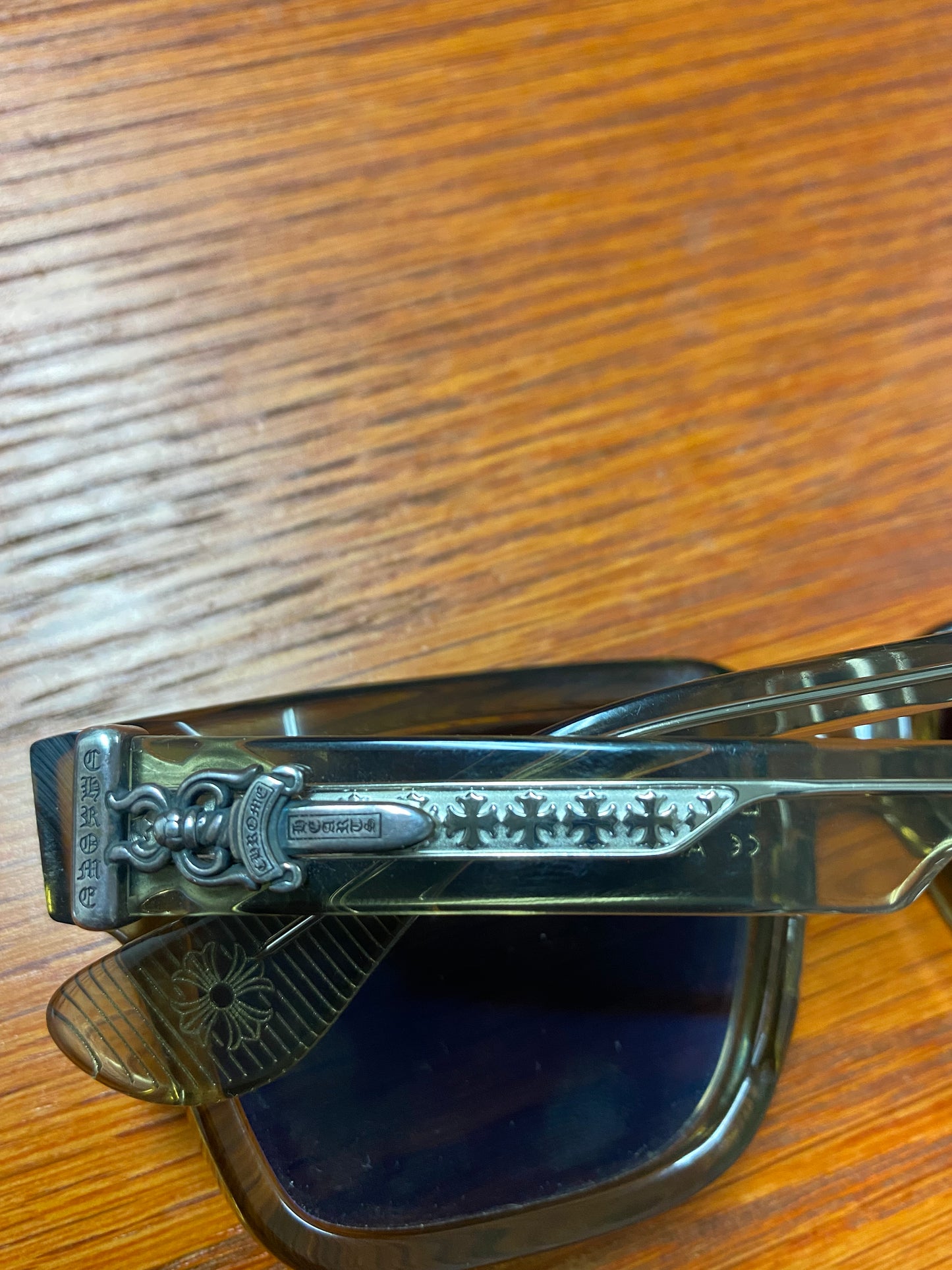 Chrome hearts box officer glasses