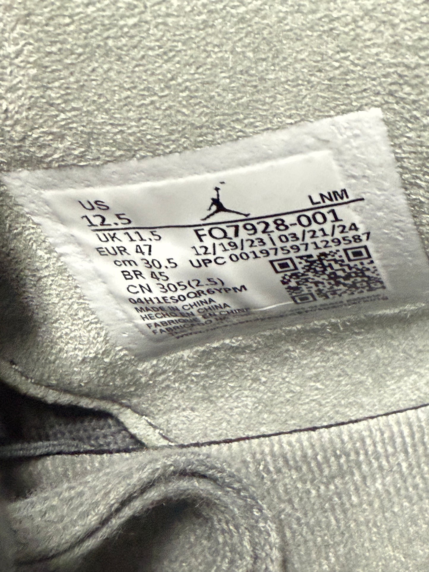 Jordan 4 Wet Cement