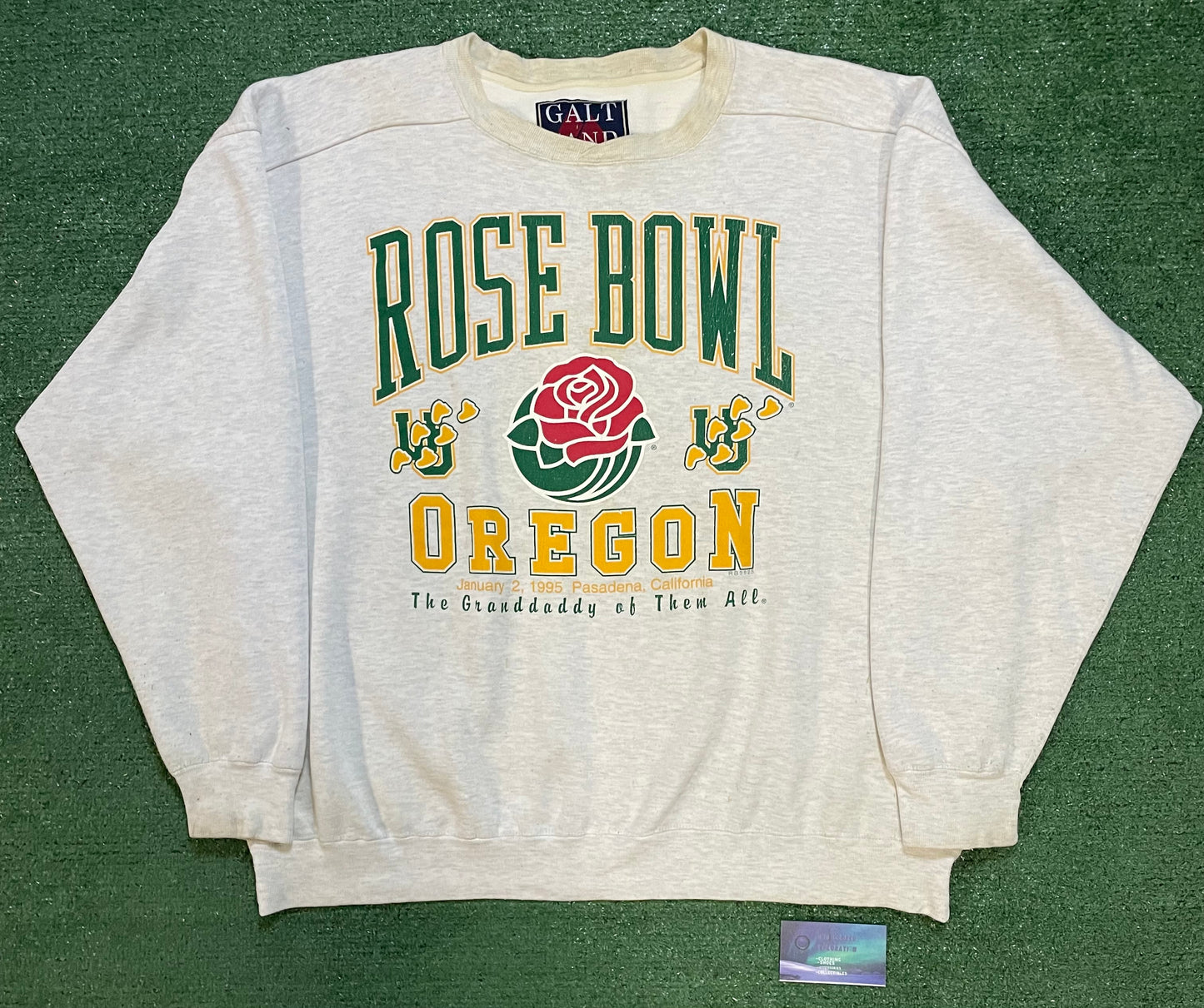 Vintage 1990s University of Oregon UO rose bowl crewneck