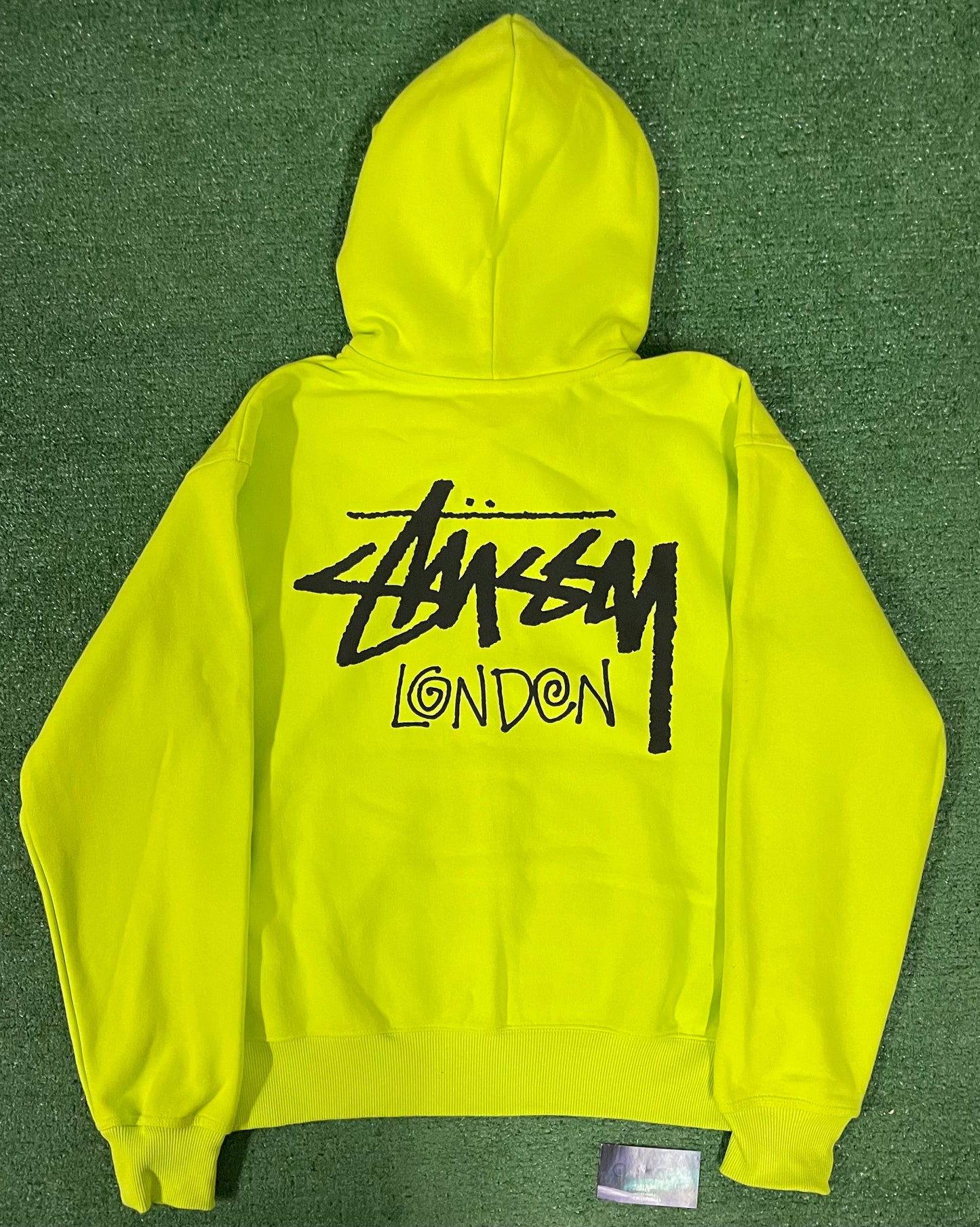 Stussy keylime London zipup hoodie