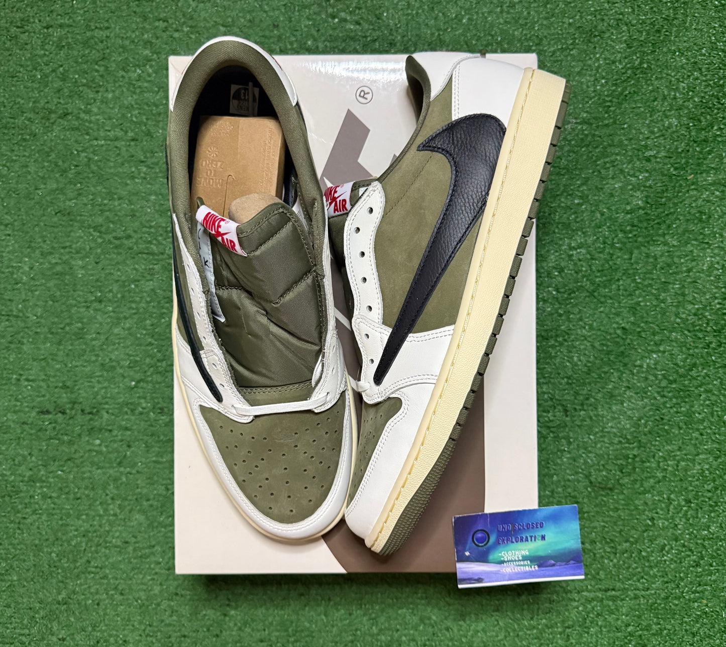 Jordan 1 Low Travis Scott Medium Olive