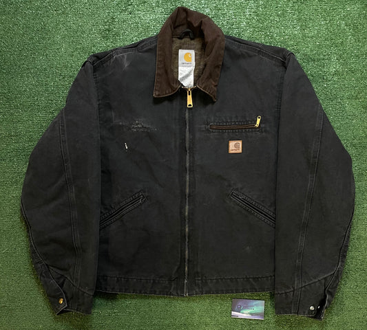 Vintage 2000s Carhartt black Detroit jacket