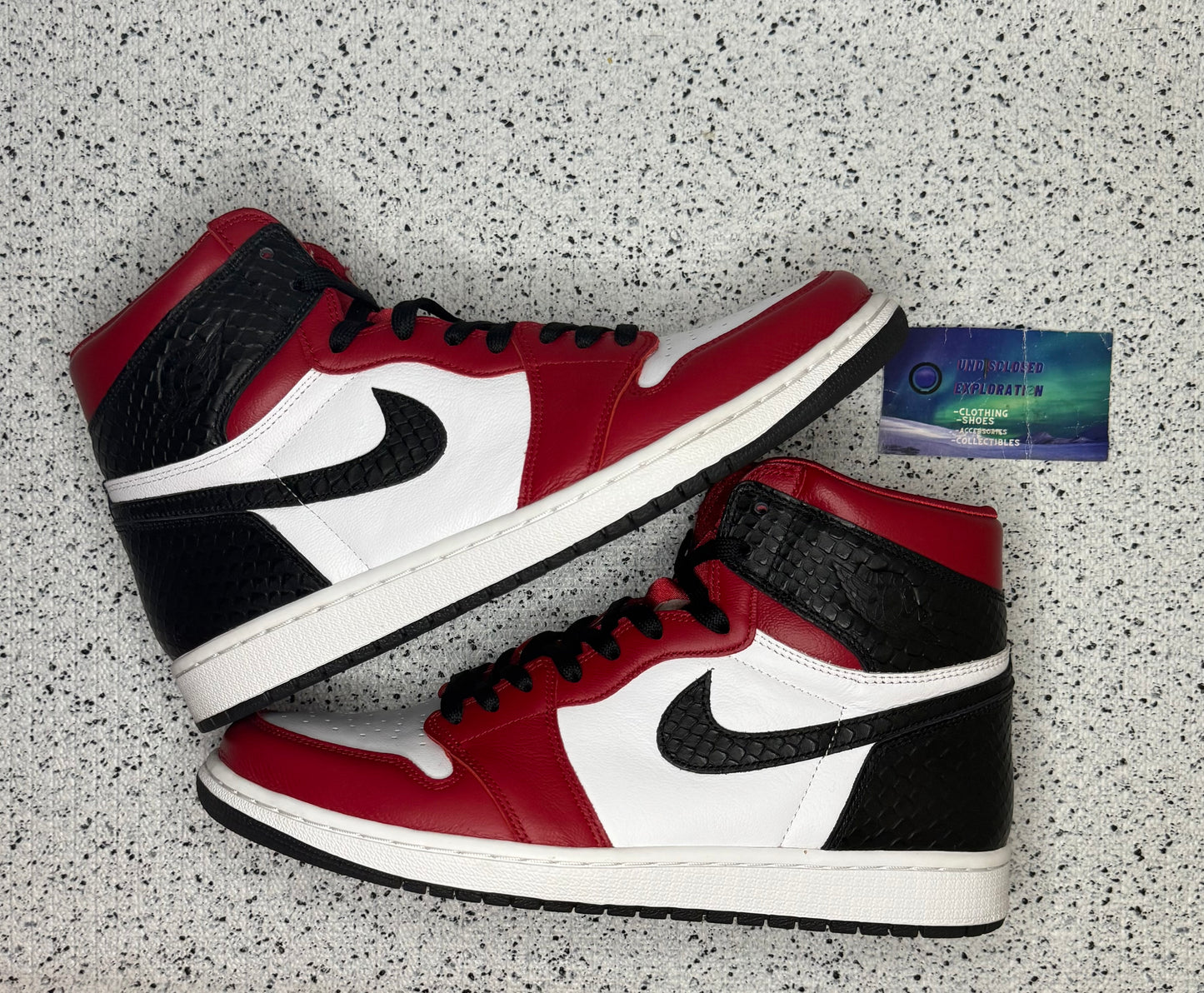 Jordan 1 Satin Snake 10.5 Men/12 Women “Preowned”