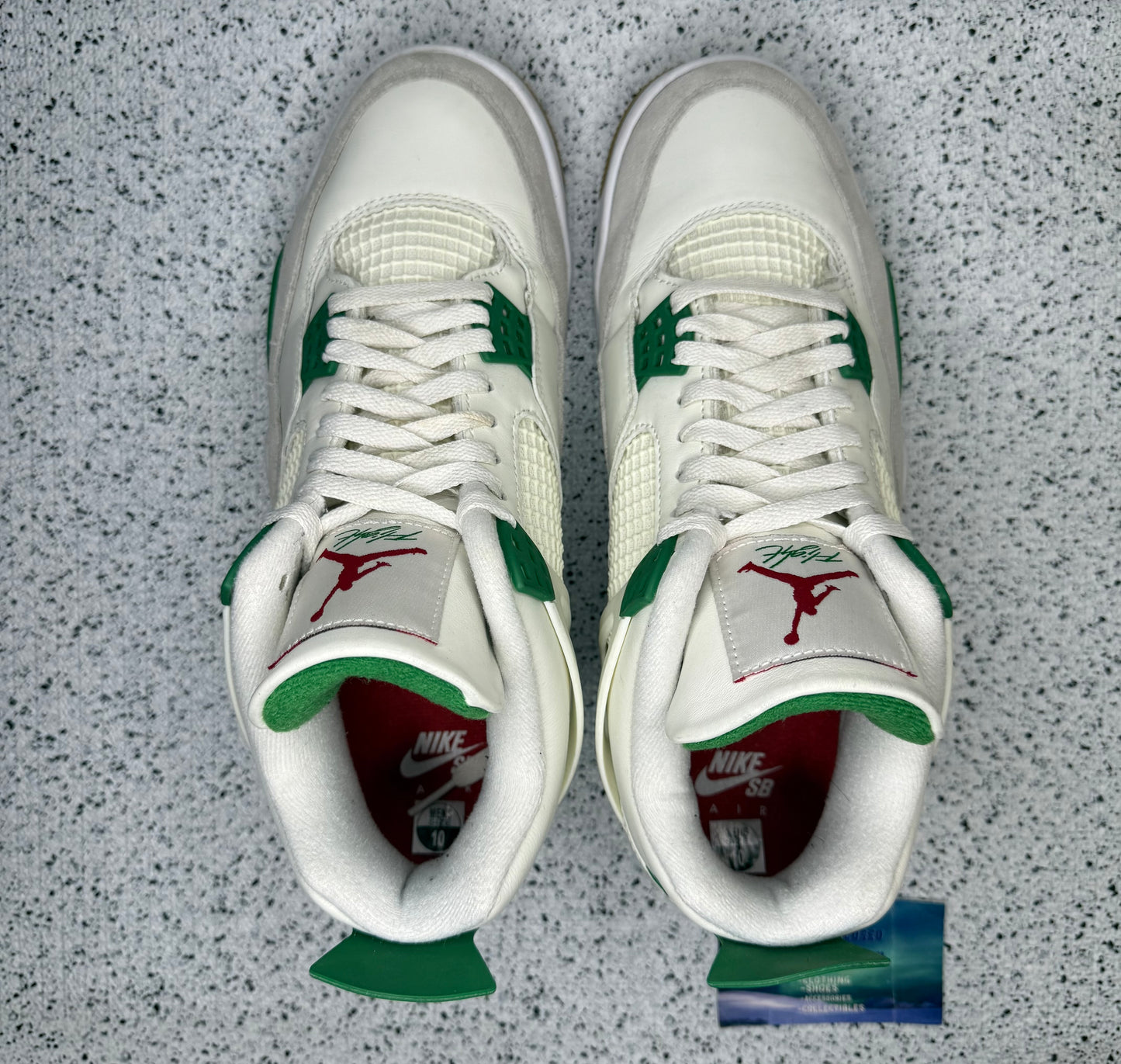 Jordan 4 SB Pine Green 10 Men/11.5 Women “Preowned”