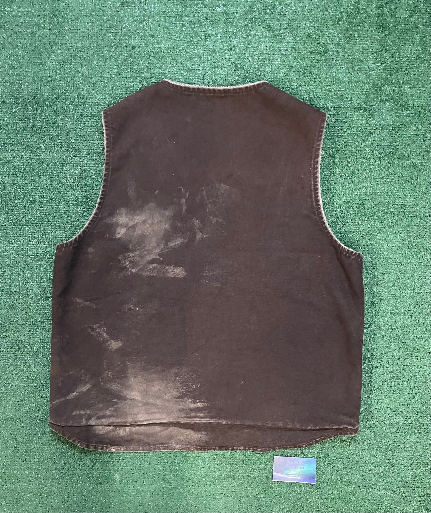 Vintage carhartt dark brown Sherpa vest