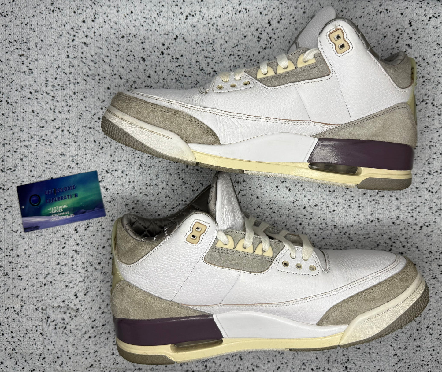 Jordan 3 A Ma Maniere 9.5 Men/11 Women “Preowned”