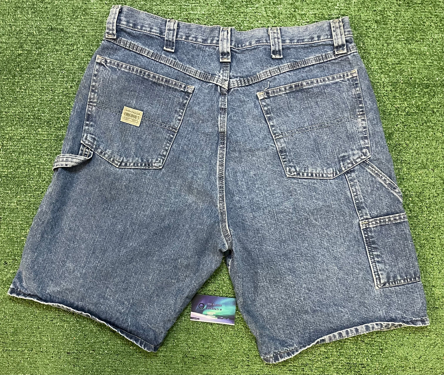 Vintage wrangler light wash Jean shorts