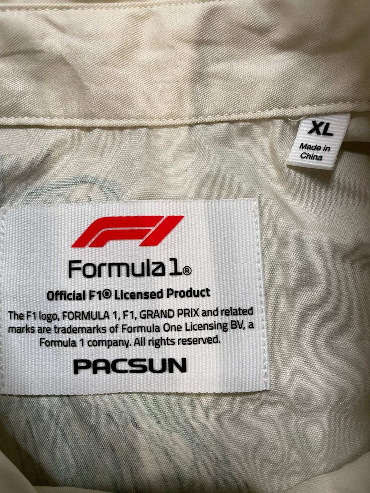 Formula 1 World Racing Rivera short sleeve button up