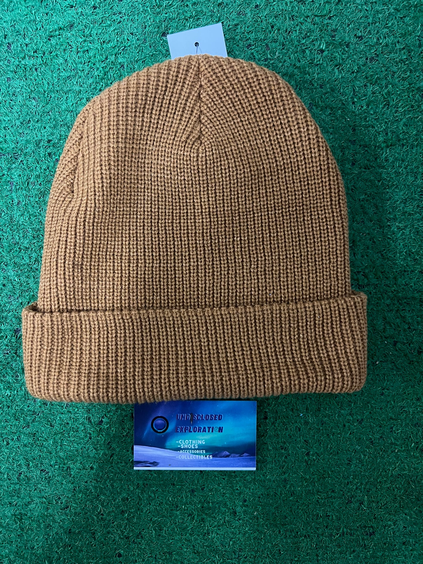 Timberland wheat logo beanie