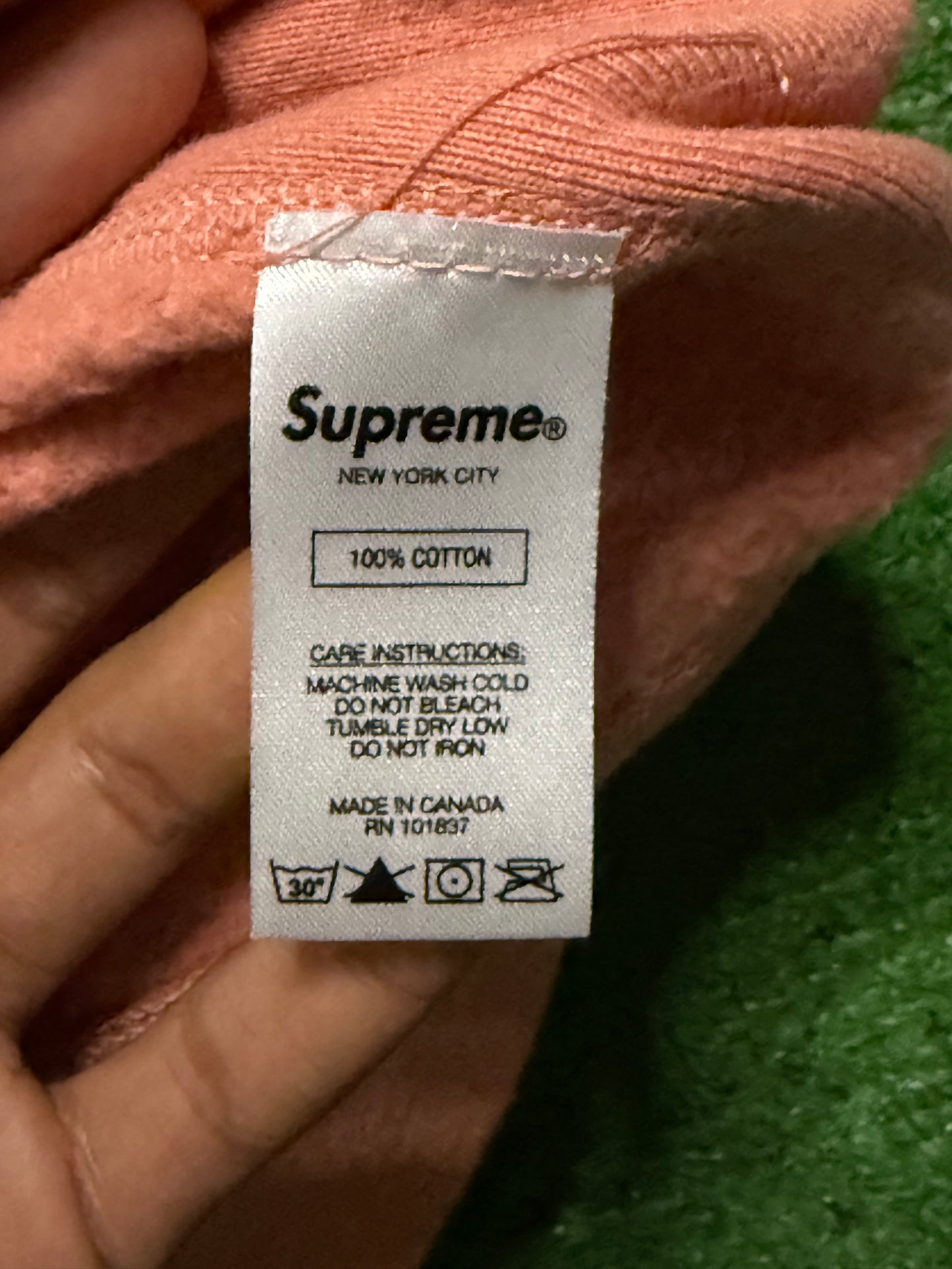Supreme Small Box Logo Hoodie Dusty Coral