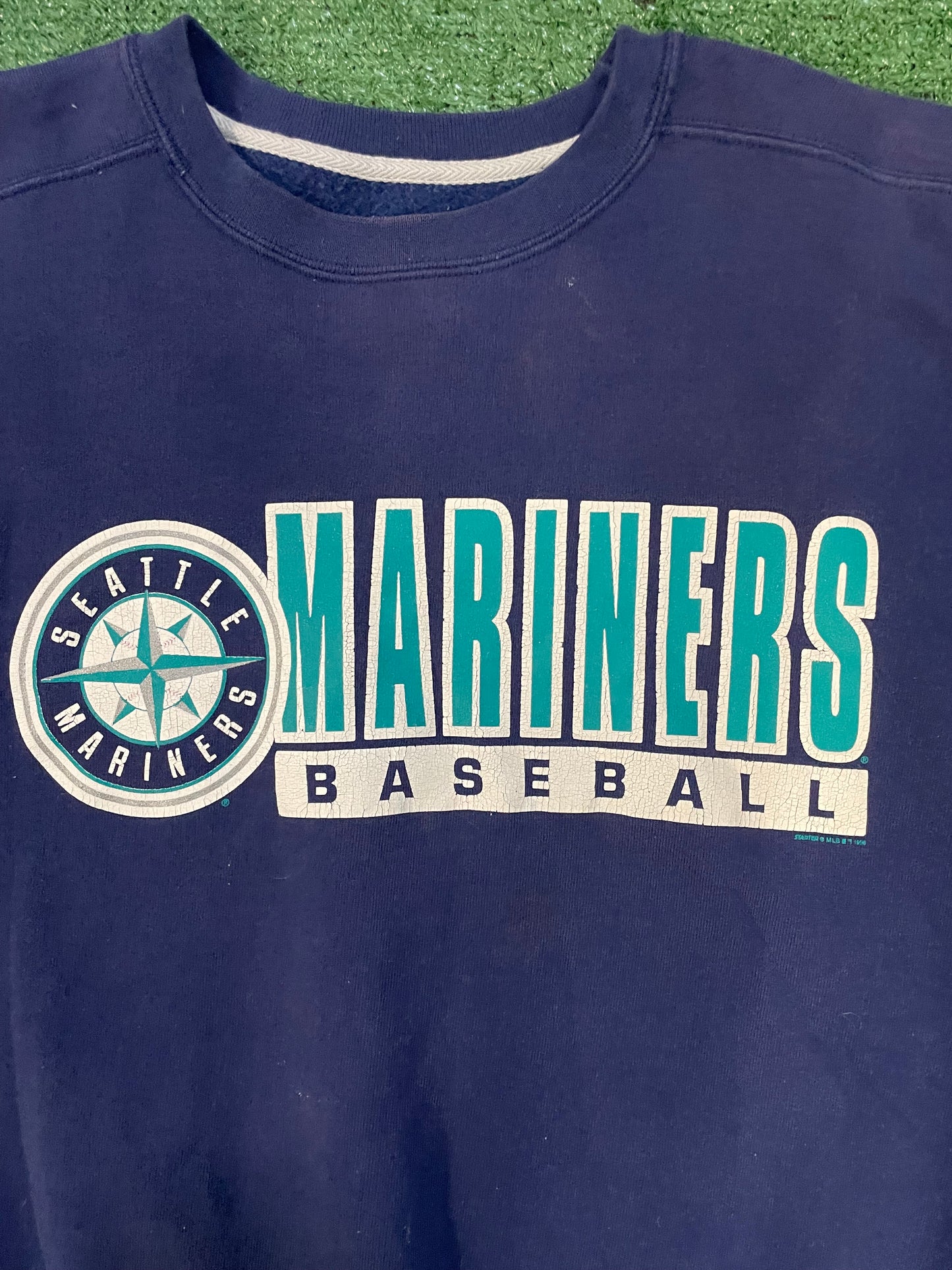 Vintage 1990s Seattle mariners baseball starter crewneck