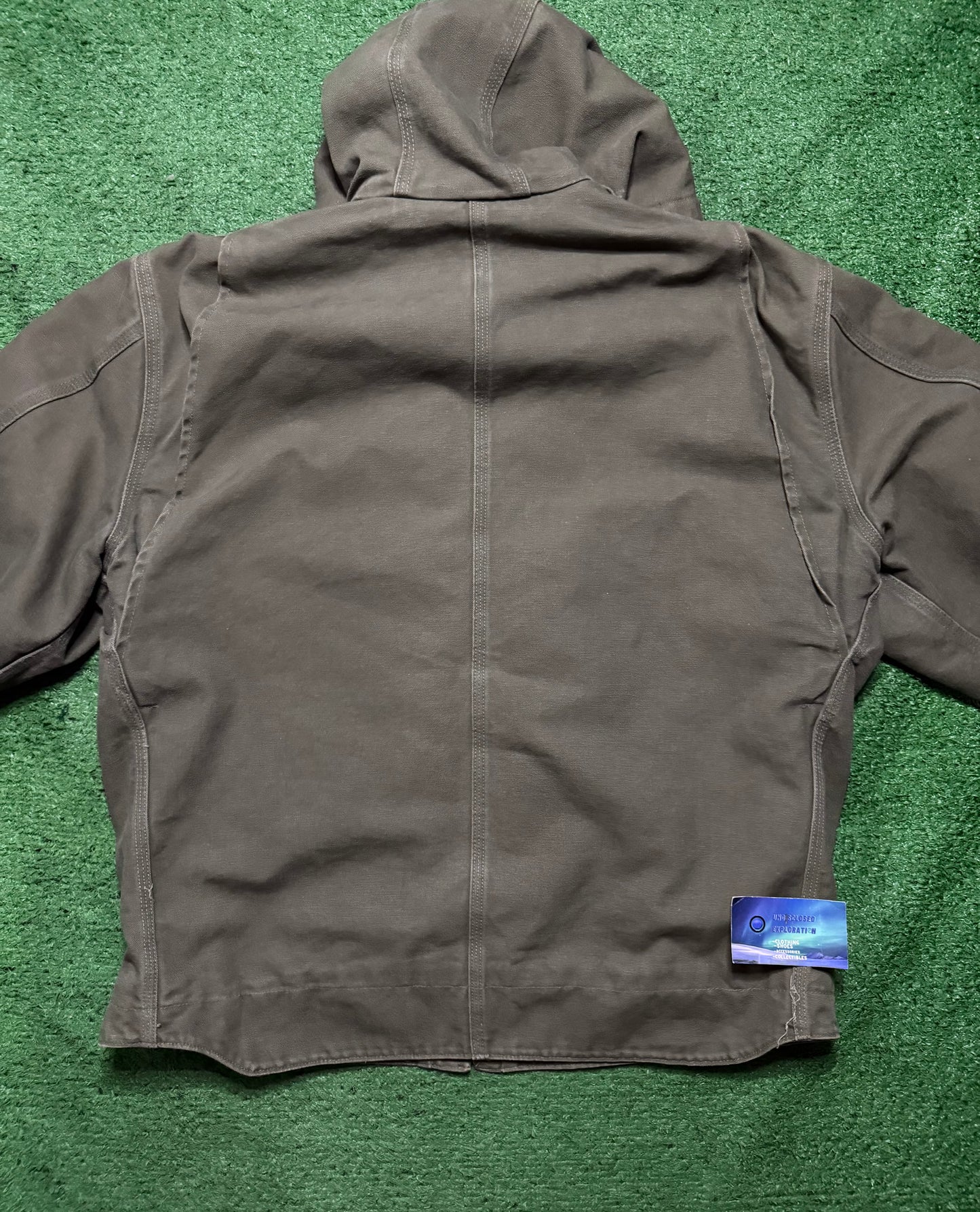 Vintage Carhartt Hooded Jacket Olive Green
