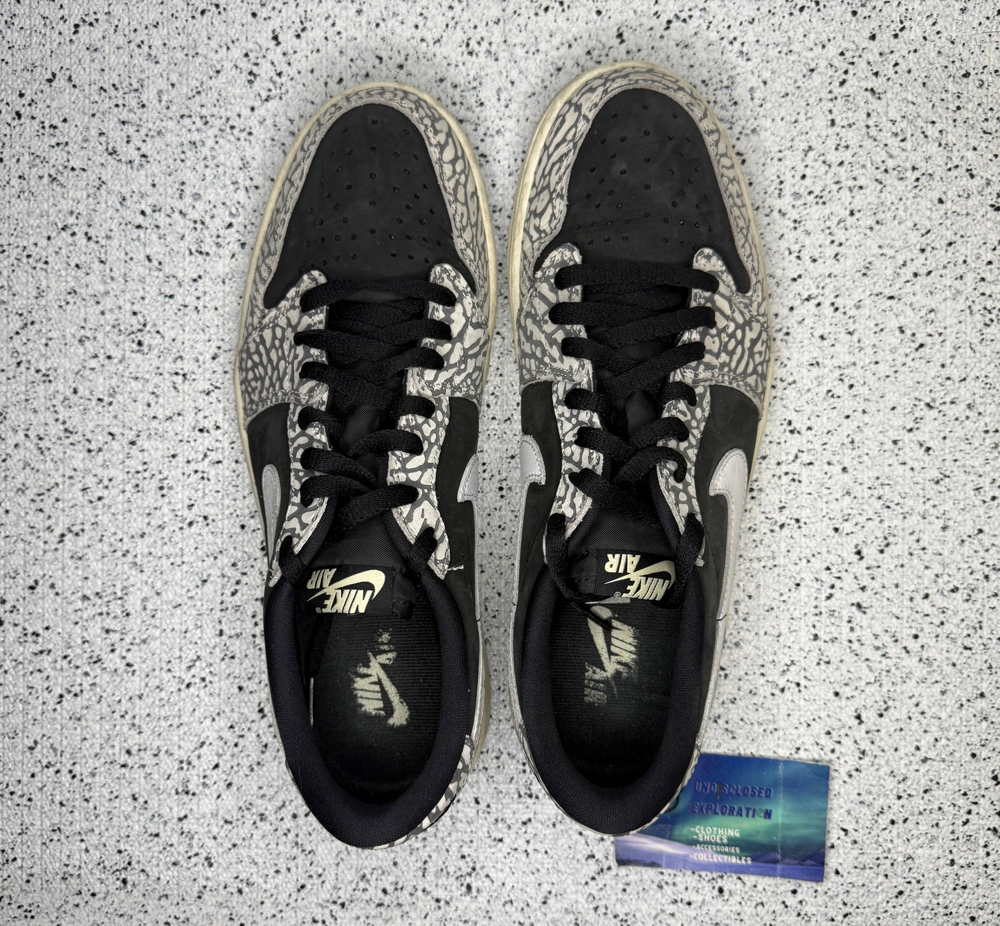 Jordan 1 Low Black Cement 10 Men/11.5 Women “Preowned”