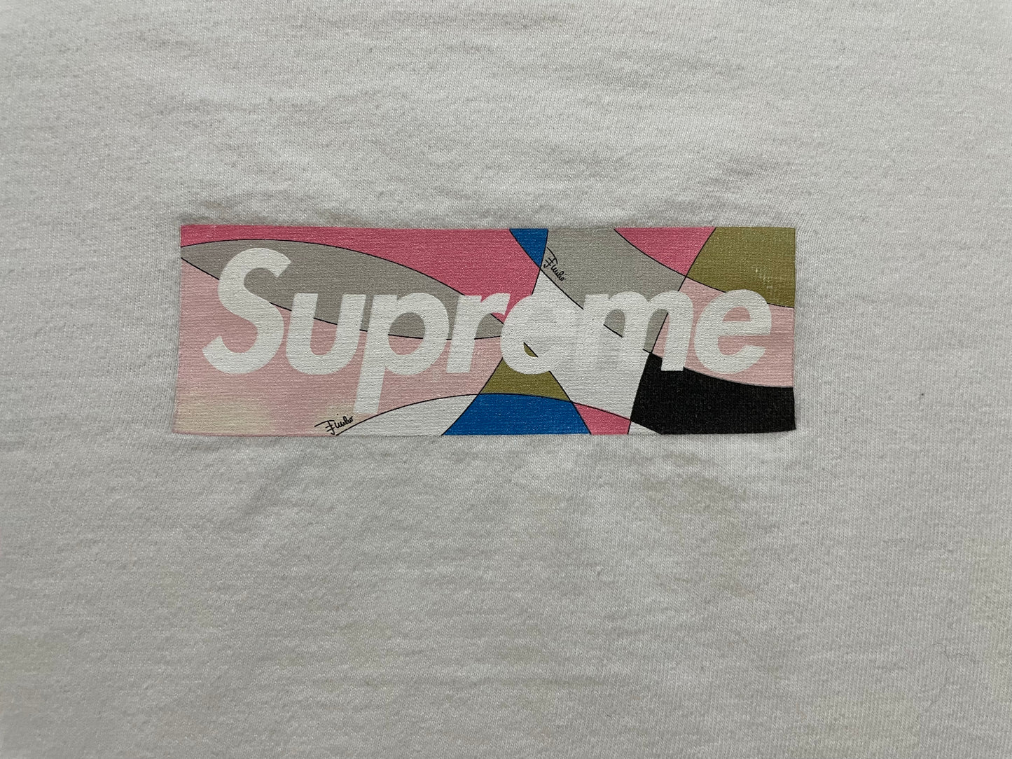 Supreme X Emilio Pucci box logo tee