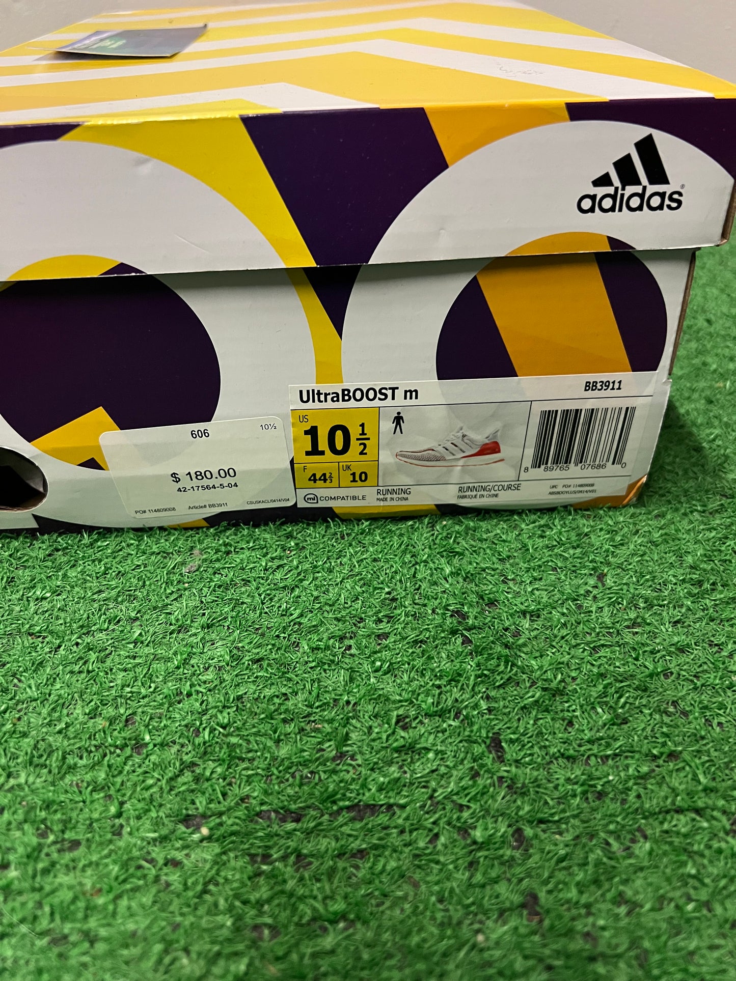 Adidas ultraboost 2.0 multicolor size 10.5men/12women