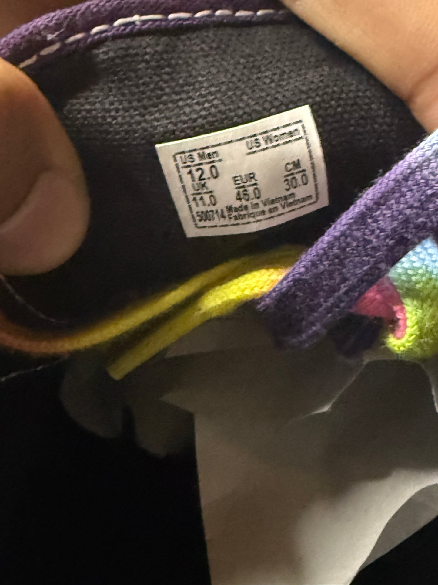 Vans Old Skool Tie Dye 12 Men/13.5 Women “Preowned”