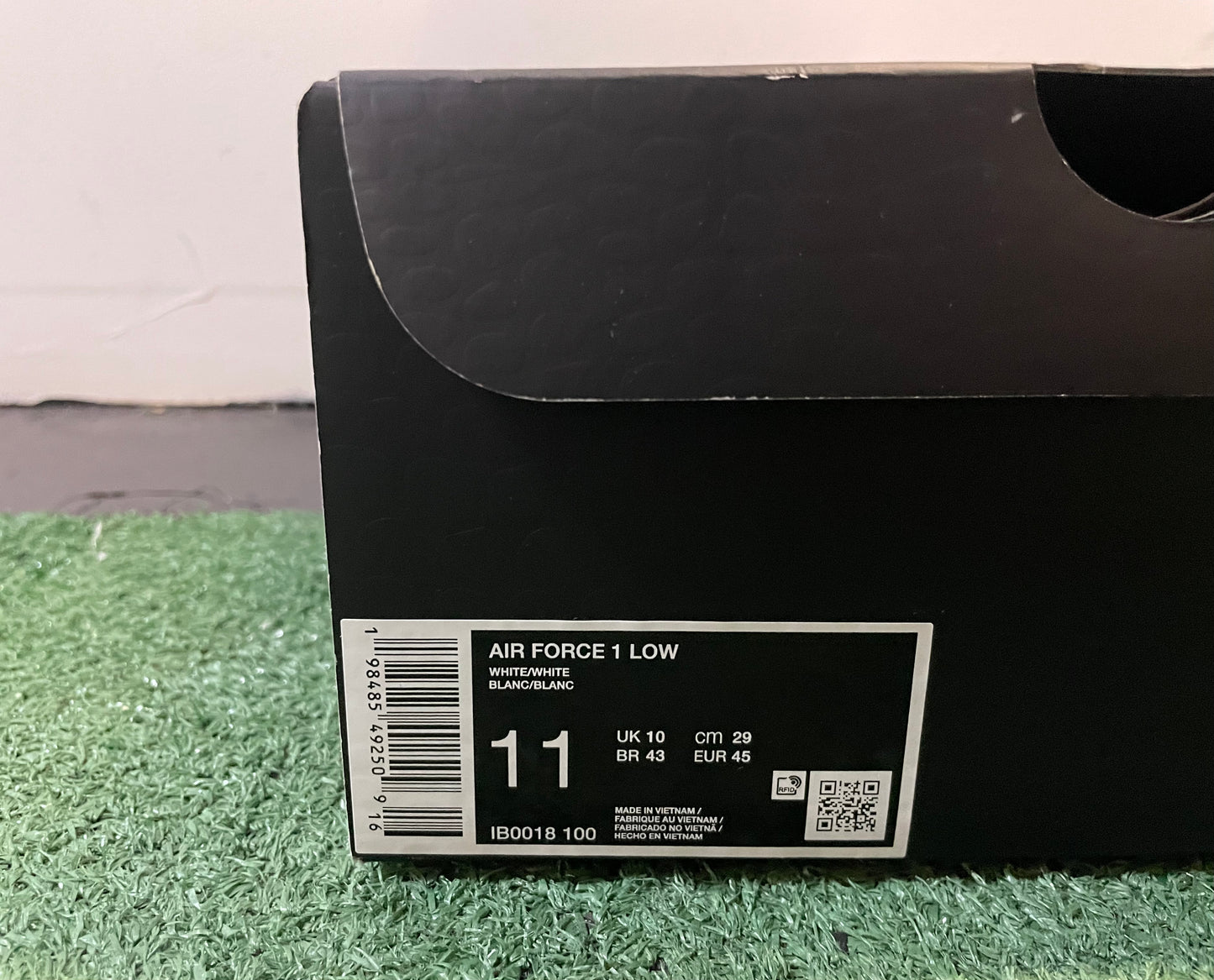 Nike Air Force 1 Low Kobe Bryant forever white size 11men/12.5women