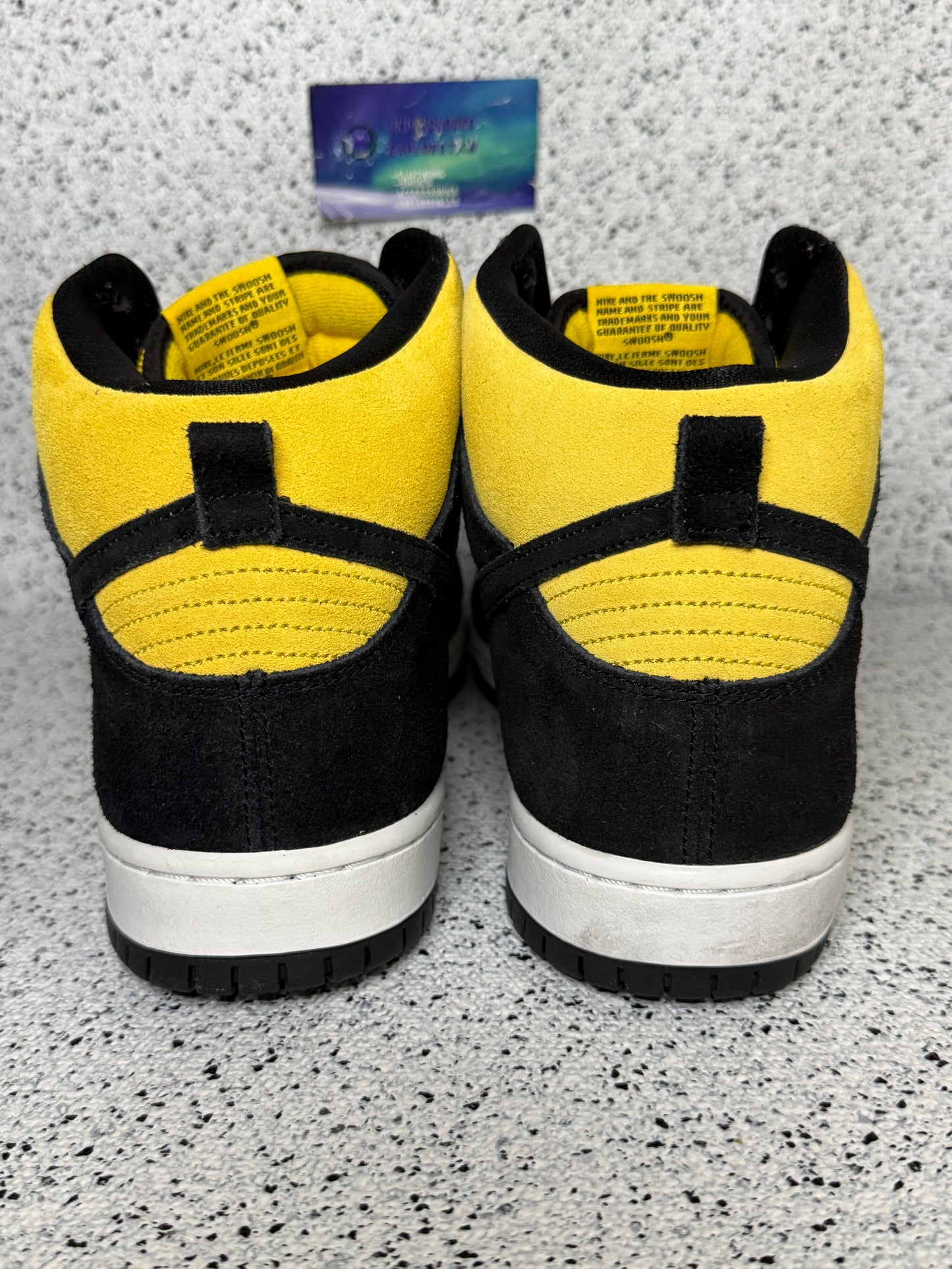 Nike Dunk SB High Reverse Goldenrod 11.5 Men/13 Women “Preowned”