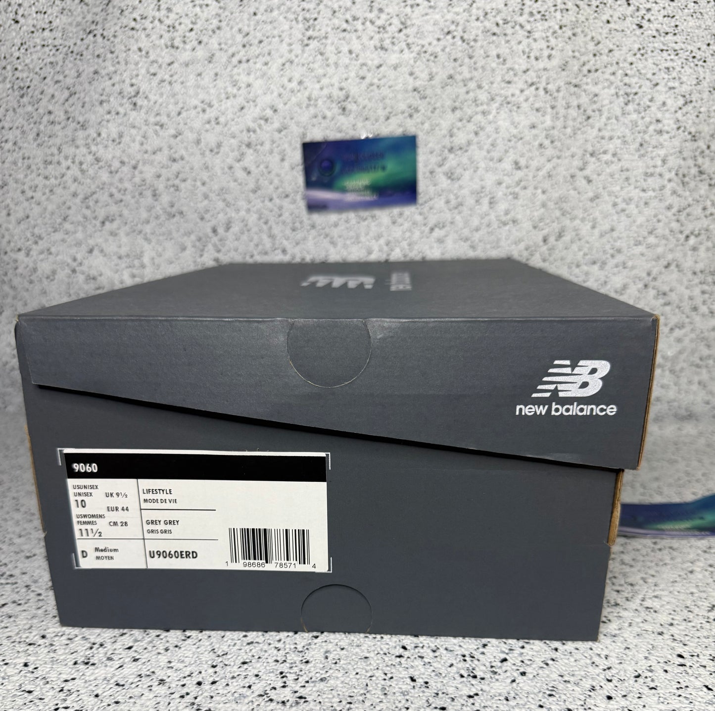 New Balance 9060 Slate Grey 10 Men/11.5 Women “Preowned”